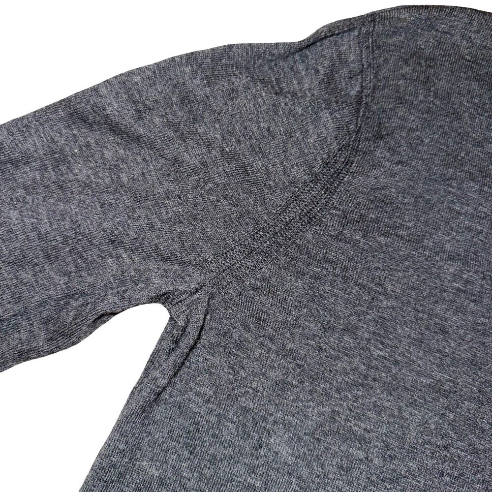 Theory Men's Classic Fit V-Neck Sweater Soft Blend Long‎ Sleeve Large Gray - Picture 8 of 12